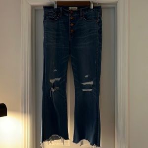 Madewell Cali Demi-boot distressed jeans